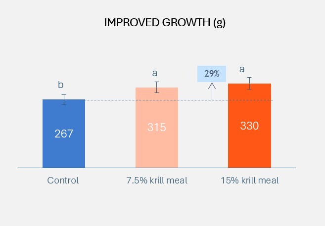 Improvved growth Hatlen